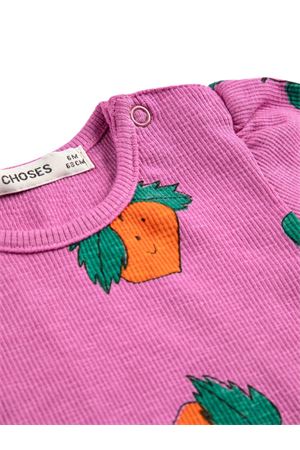 t-shirt in cotone rosa BOBO CHOSES KIDS | B126AB022.